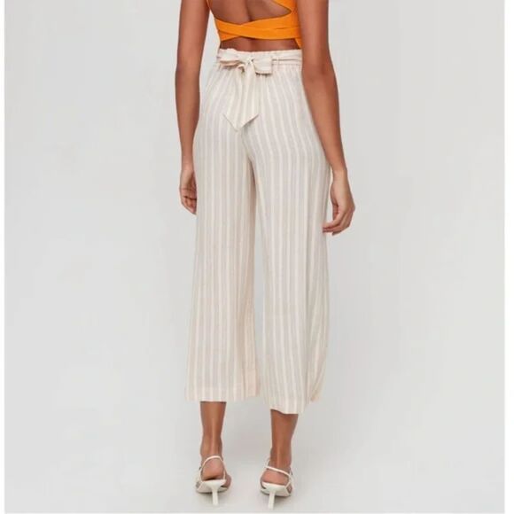 ARITZIA‎ Wilfred Faun Cropped Wide Leg Pant Sz XS - Picture 1 of 6